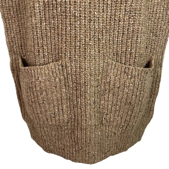 NWOT Polo Ralph Lauren Brown Wool Blend Tunic Sweater Small Petite - Picture 5 of 10